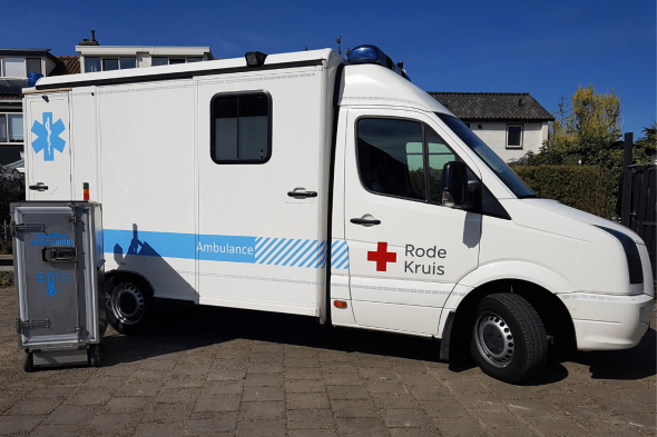 La Croix-Rouge peut optimiser ses processus logistiques avec le don de la VebaBox mobile